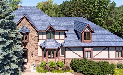 2 colors of metal roof on a house|steel roof colors photos.